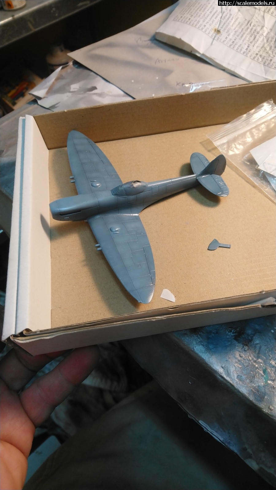 1619513757_IMG-20210426-WA0032.jpeg : #1682928/ Spitfire Mk. XVI Bubbletop  1/72 AZ MODEL   