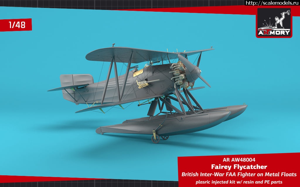 1622705813_195098576_2946172495653982_5409399049905891770_n.jpg :  Armory 1/48 Fairey Flycatcher(#14426) -   