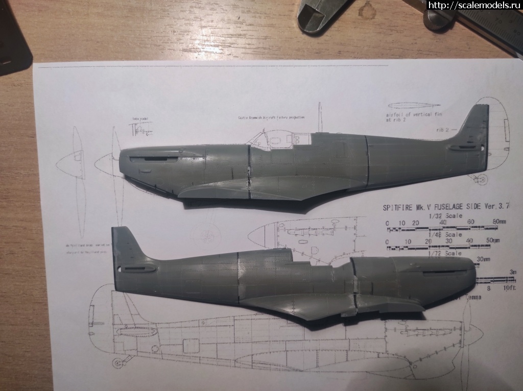 1629444443_IMG_20210820_1022402.jpg : #1699546/ Supermarine Spitfire MkVb 1/48 Tamiya !  