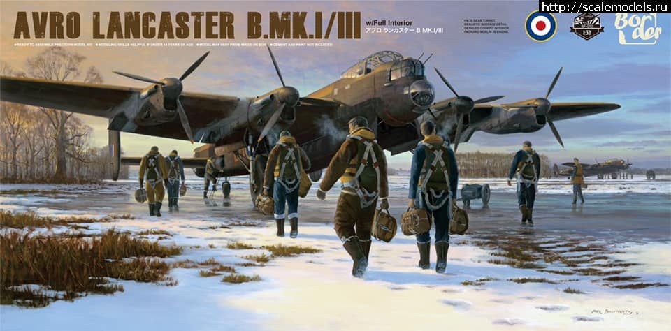 1632724847_1.jpg :  Border Model 1/32nd Avro Lancaster w/full Interior  