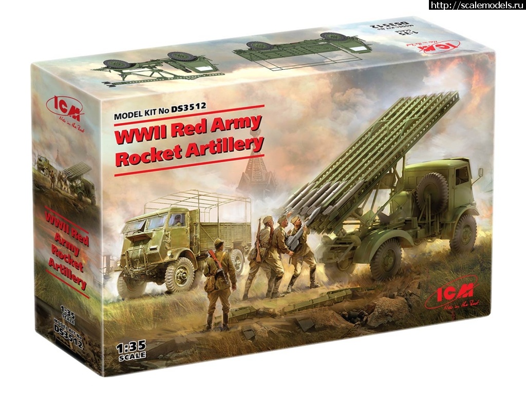 1633007712_BOX_DS3512_WWII-Red-Army-Rocket-Artillery_ICM.jpg :  : ICM    2021  