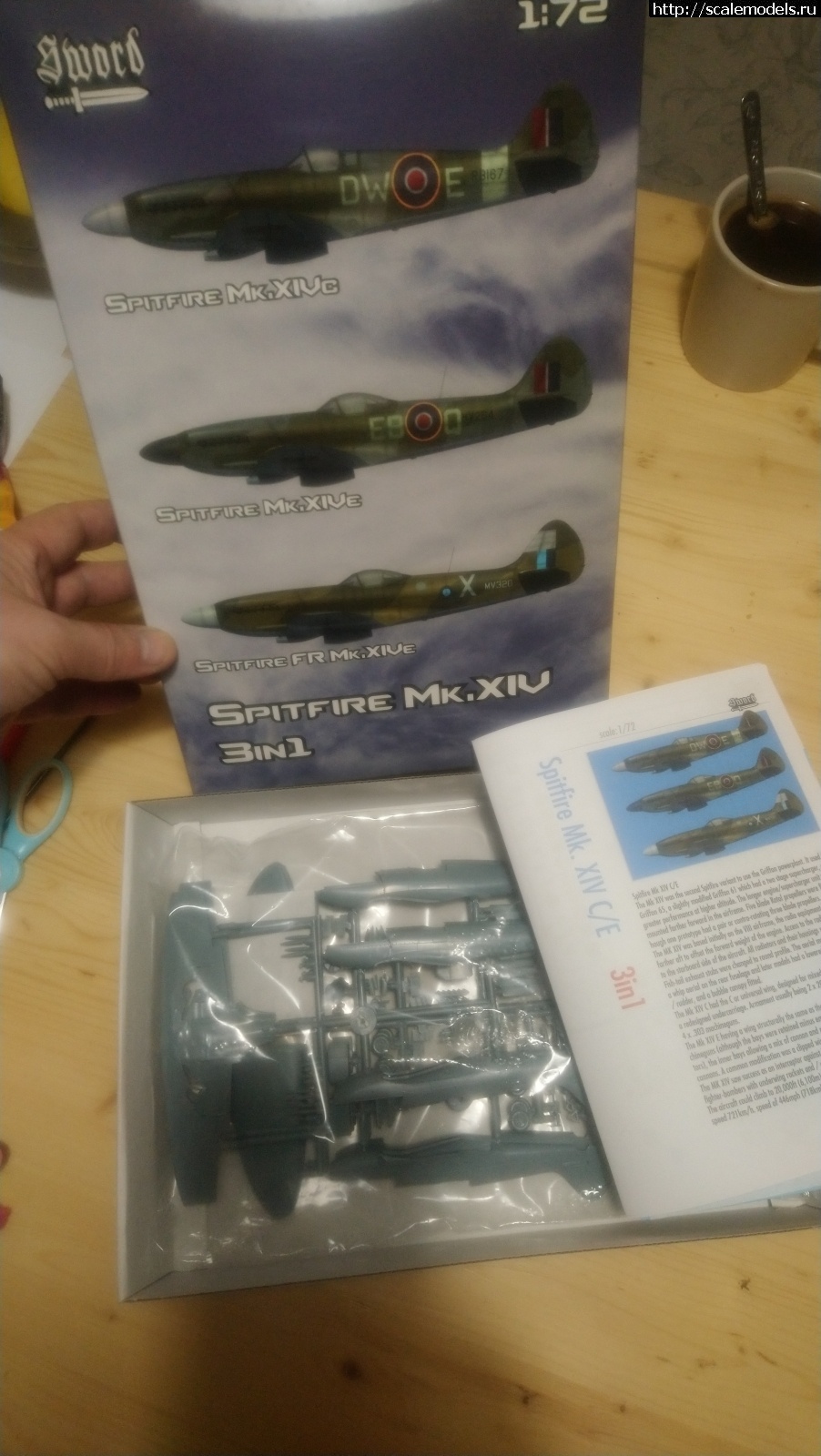 1635567467_DSC_0010.JPG : Spitfire Mk. XIVC 1/72 Sword   