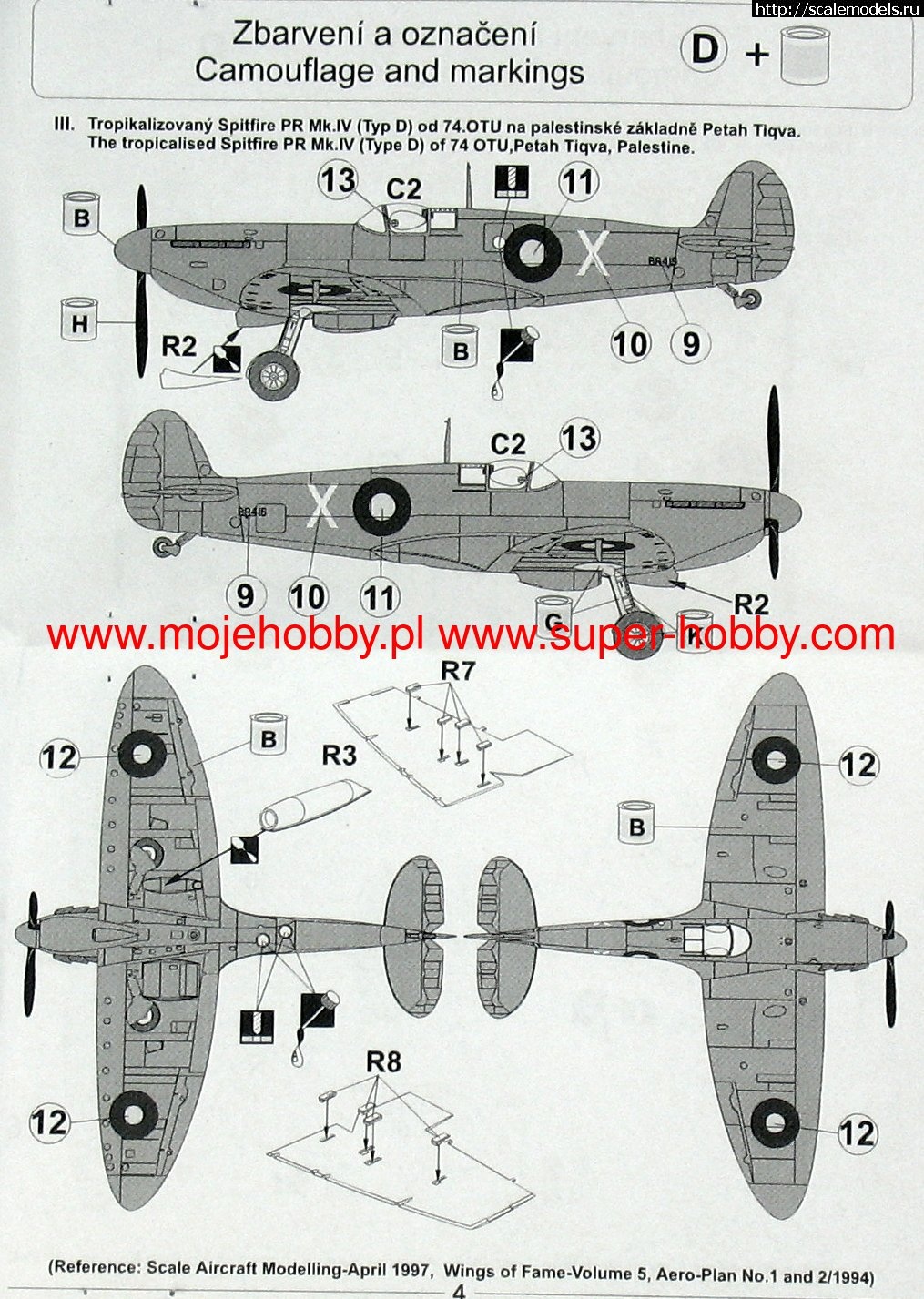 1636349329_22840_2_pvu48058_3.jpg : Spitfire PR. Mk.lV 1/72 Airfix + Sword vacu canopy   