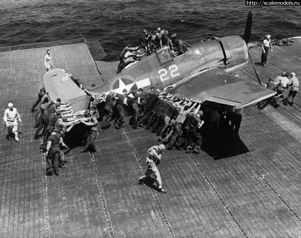 1636383032_Grumman-F6F-3-Hellcat-VF-16-White-22-being-positioned-for-launch-CV-16-USS-Lexington-1944-01.jpg : #1710501/ F6F Hellcat-    