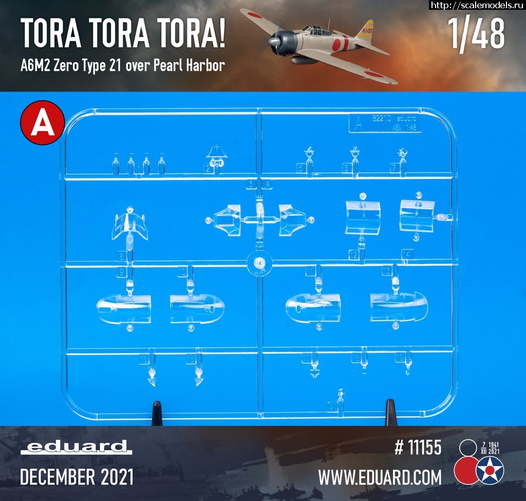 1636704213_7.jpg :  A6M2 Zero Type 21  Eduard  48  - TORA TORA TORA!   