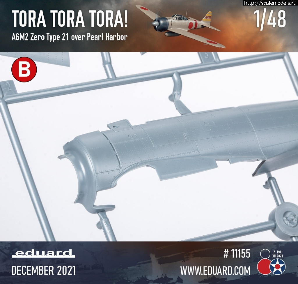 1636704225_9.jpg :  A6M2 Zero Type 21  Eduard  48  - TORA TORA TORA!   