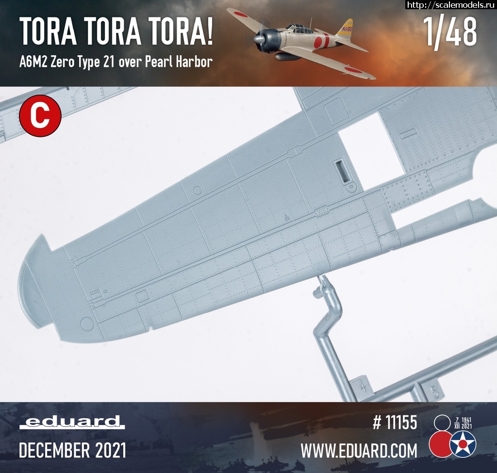 1636704238_11.jpg :  A6M2 Zero Type 21  Eduard  48  - TORA TORA TORA!   