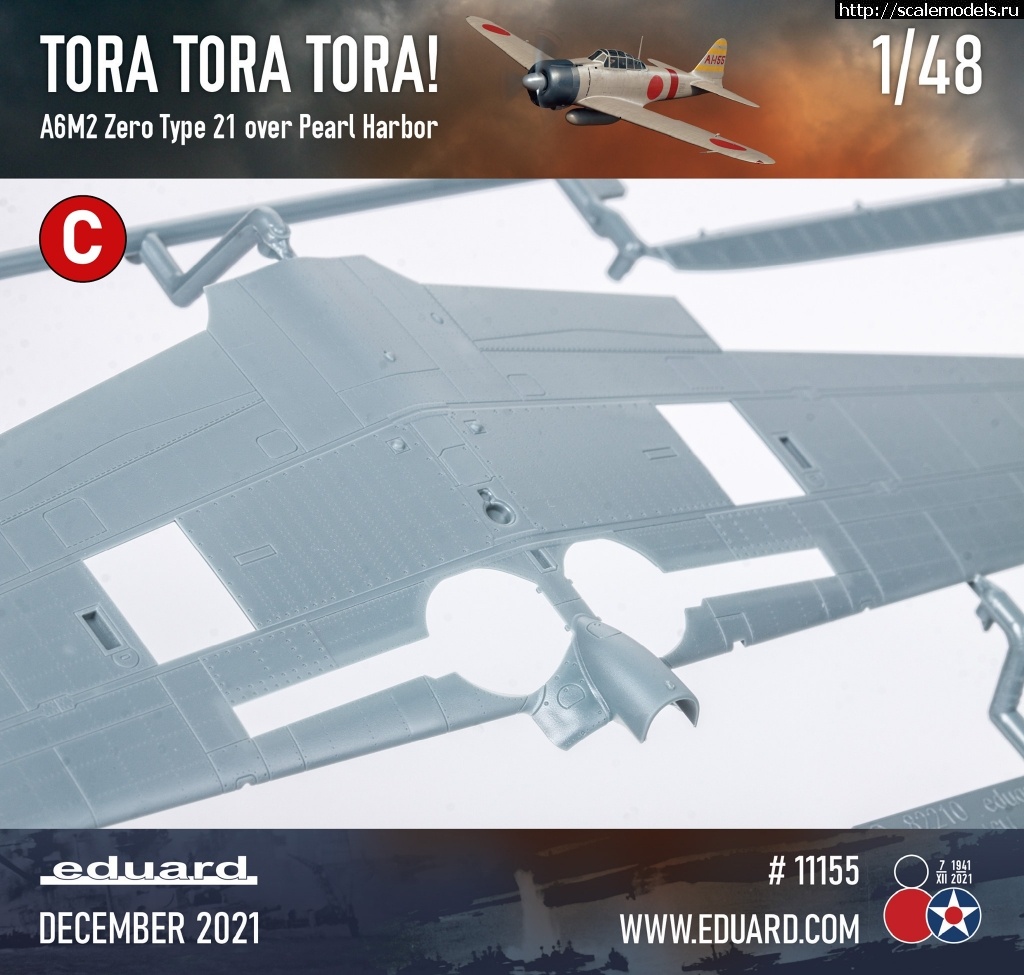 1636704247_12.jpg :  A6M2 Zero Type 21  Eduard  48  - TORA TORA TORA!   