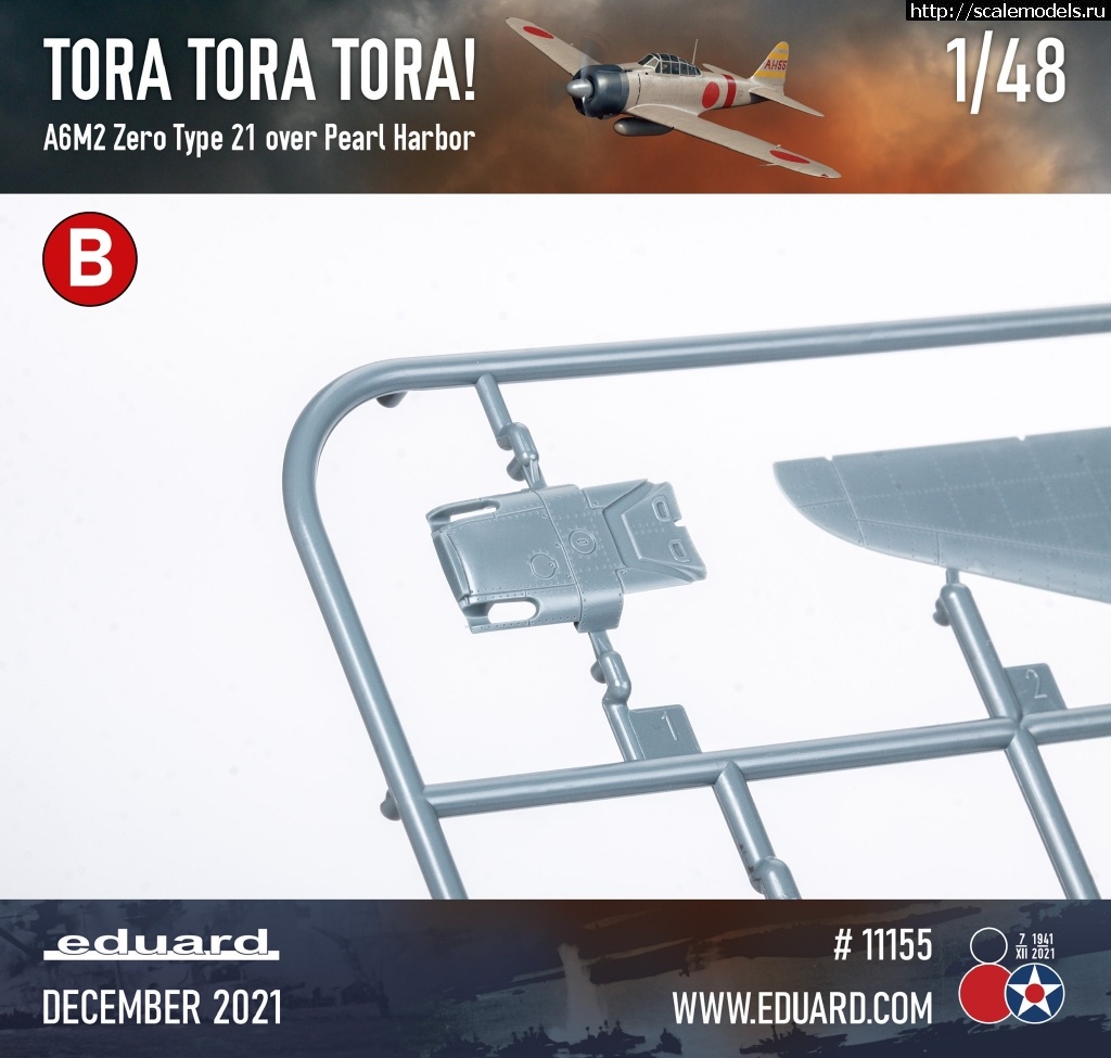 1636704272_15.jpg :  A6M2 Zero Type 21  Eduard  48  - TORA TORA TORA!   