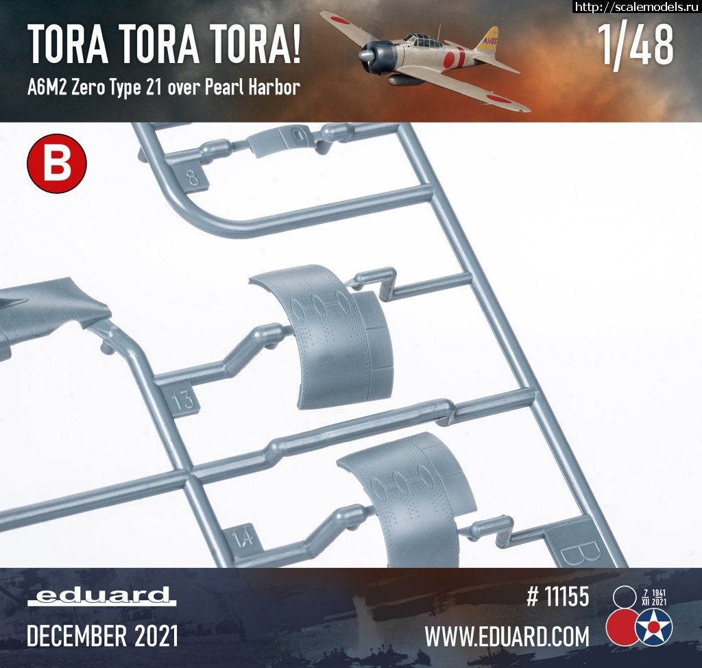 1636704283_18.jpg :  A6M2 Zero Type 21  Eduard  48  - TORA TORA TORA!   