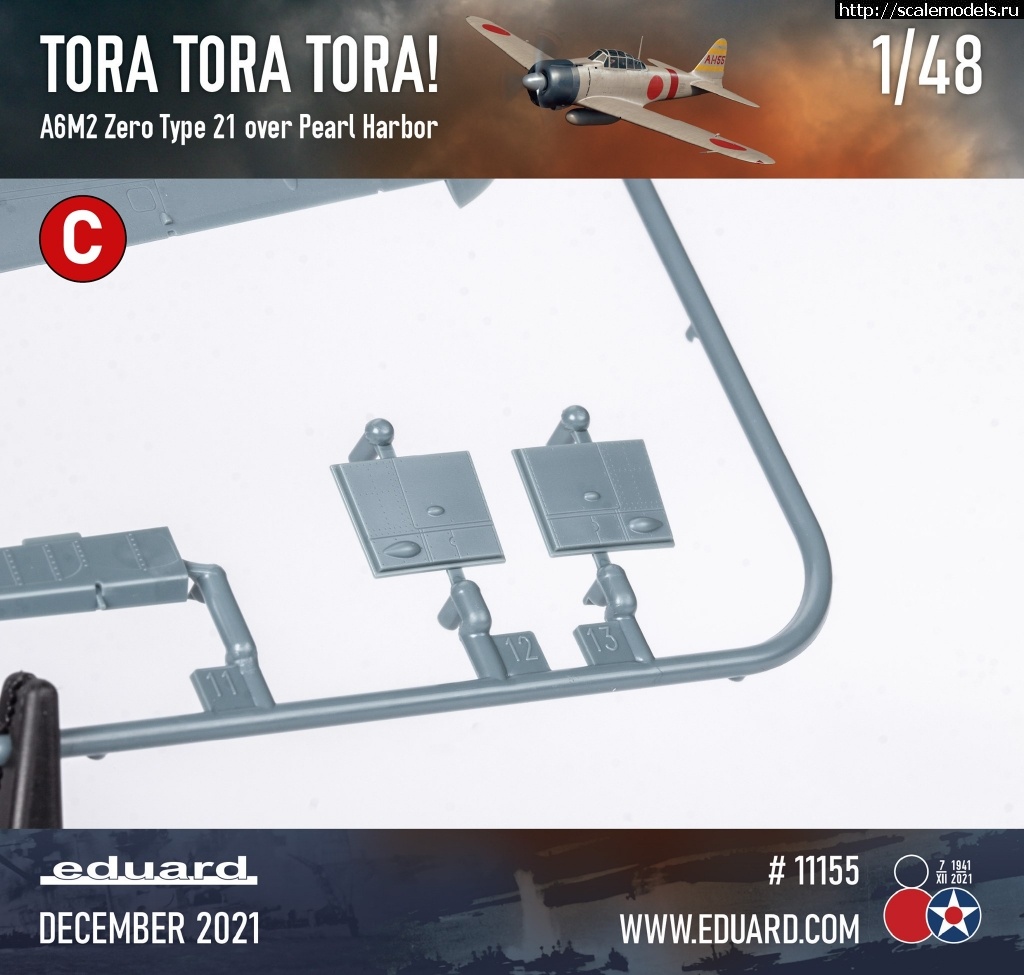 1636704294_20.jpg :  A6M2 Zero Type 21  Eduard  48  - TORA TORA TORA!   