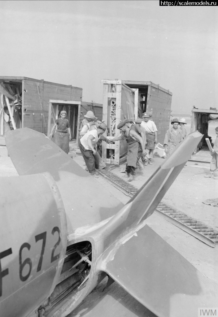 1638173857_Spitfire-MkVIII-RAF-145-Maintenance-Unit-JF672-at-Casablance-Morocco-IWM-CNA2184.jpg : #1713786/ Spitfire Mk.IXc 1/48 Eduard - !  