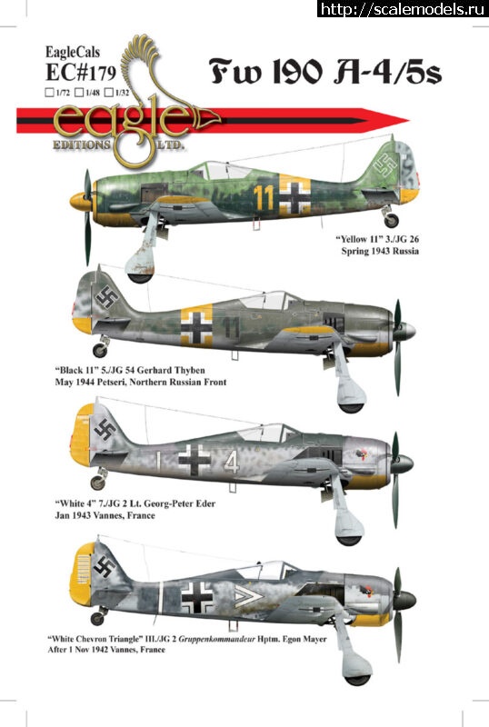 1639821689_EAG72179.jpg :    Eagle Cals  1/72, 1/48, 1/32 Fw 190A-4/5  