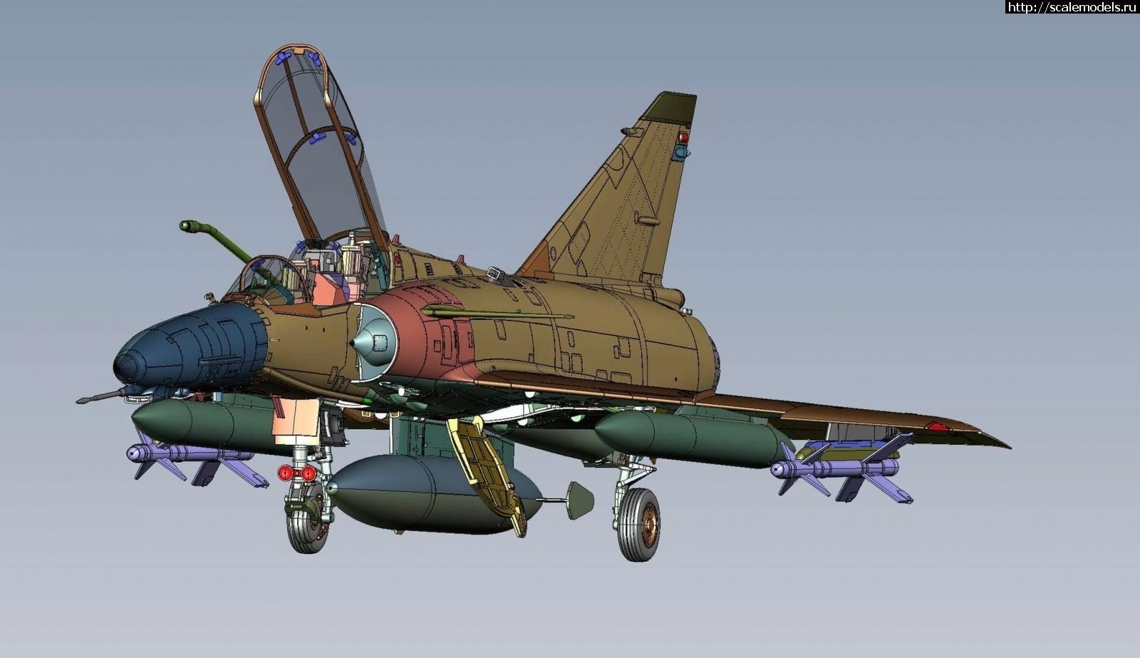 1639989621_269127222_2043737235793377_3177375885433387488_n.jpg :  Kinetic 1/48 IAI Kfir C10 & Atlas Cheetah D  