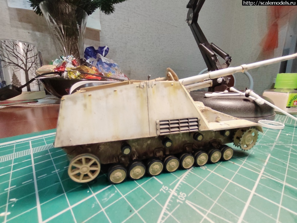 1641202719_IMG_20220102_232357.jpg : #1719927/ Tamiya Nashorn 1/48. .  