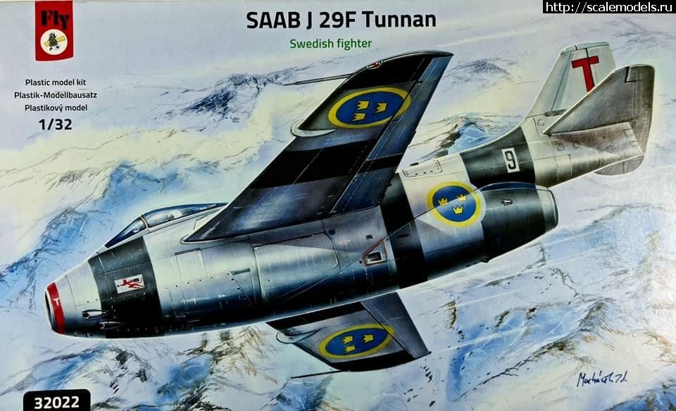 1642794552_854D4C3E-746A-4C30-ABA8-096601528D92.jpeg :  Fly 1/32 SAAB J29 Tunnan  