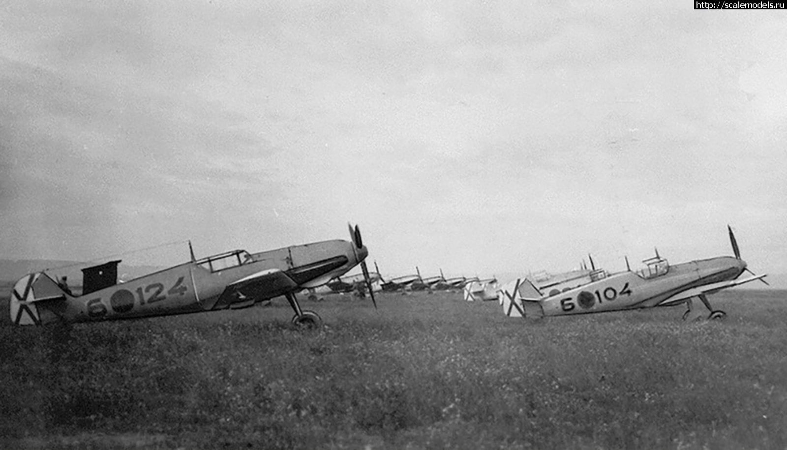 1643220697_Messerschmitt-Bf-109E1-Jagdgruppe-88-Condor-Legion-6x124-with-6x104-Spain-1938-01.jpg : #1724247/ Bf109  Legion Condor 1936-1939.   .  