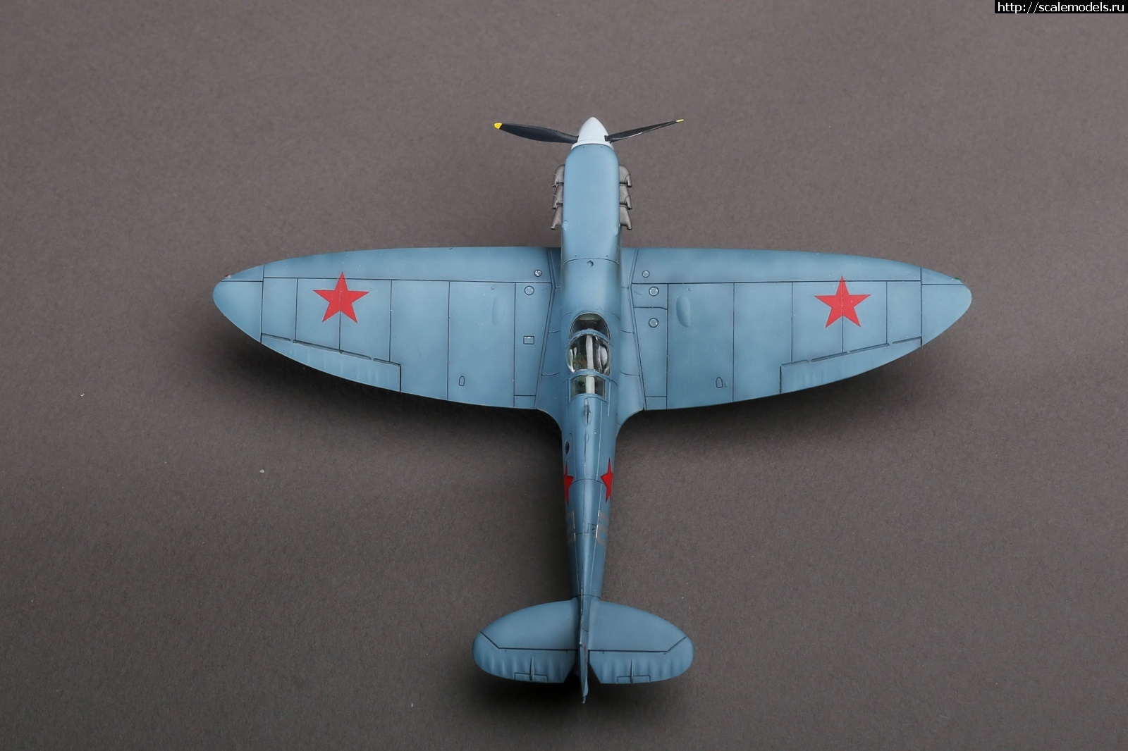 1643313231_235B9690.JPG : #1724410/ Spitfire PR. Mk.lV 1/72 Airfix + Sword vacu canopy   