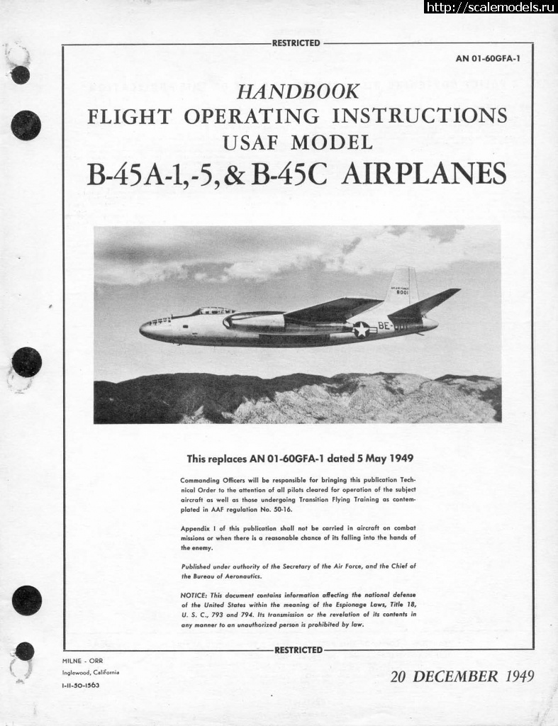 1643402658_stranicy-iz-b45aandcflightmanual.jpg : #1724597/  Valom 1/72 North American B-45...(#11491) -   