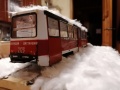 1/43 Застрявший в снегопад трамвай КТМ5М3