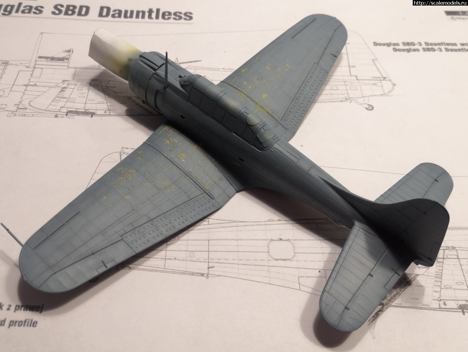 1644746139_IMG_20220213_144910.jpg : #1727173/ SBD-3 Dauntless hasegawa 1/72 .  