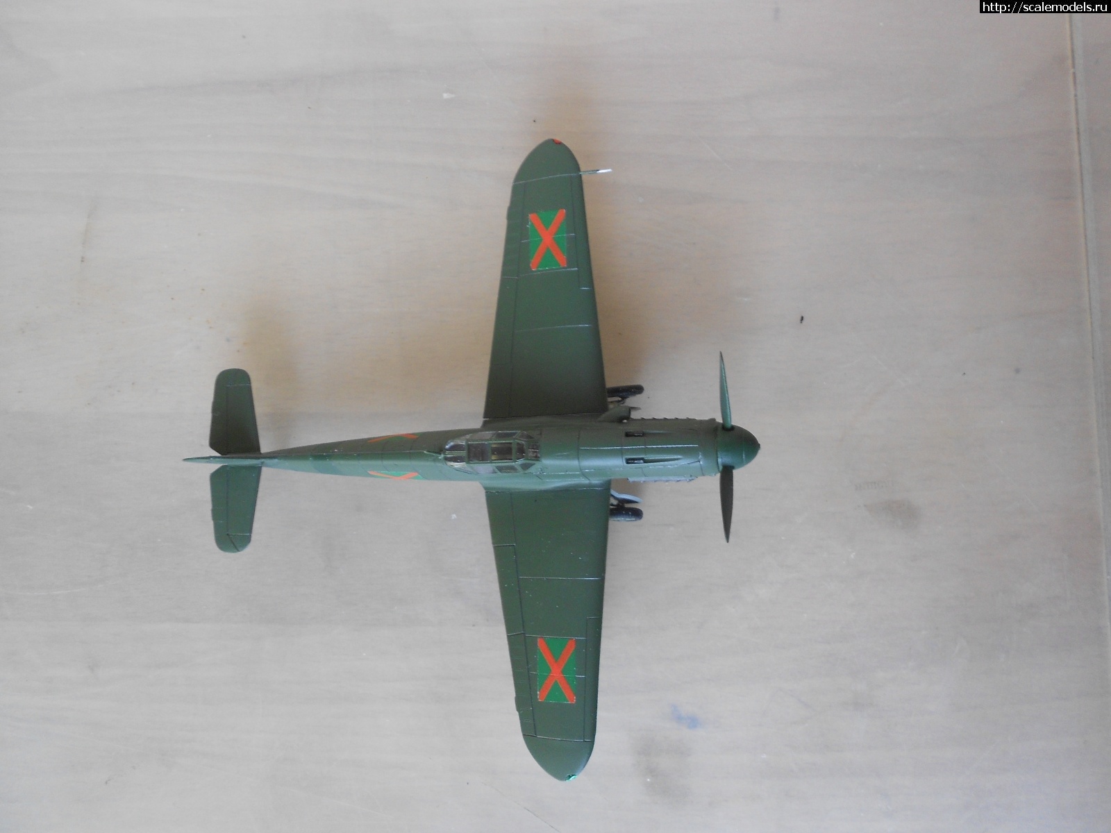 1645256854_DSCN0618.JPG : #1728410/ Bf-109G1/2 1/72 Az models WHAT IF    