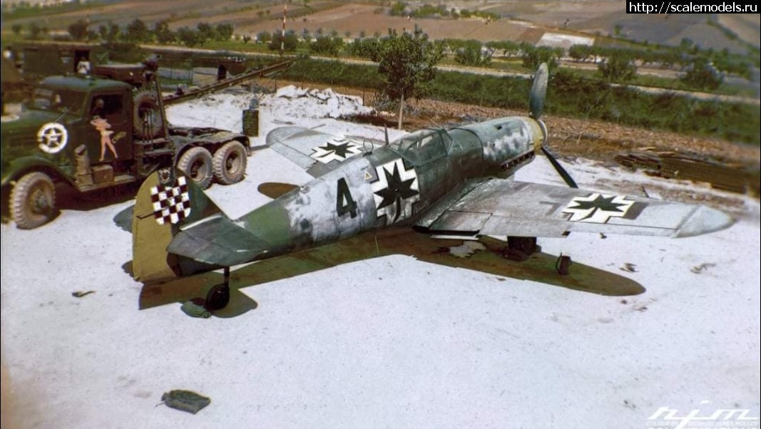 1647717008_145664533_1061561327683192_2534570922790437952_n.jpg : #1732621/ Messerschmitt Bf 109 G-14   1/72, Academy.   