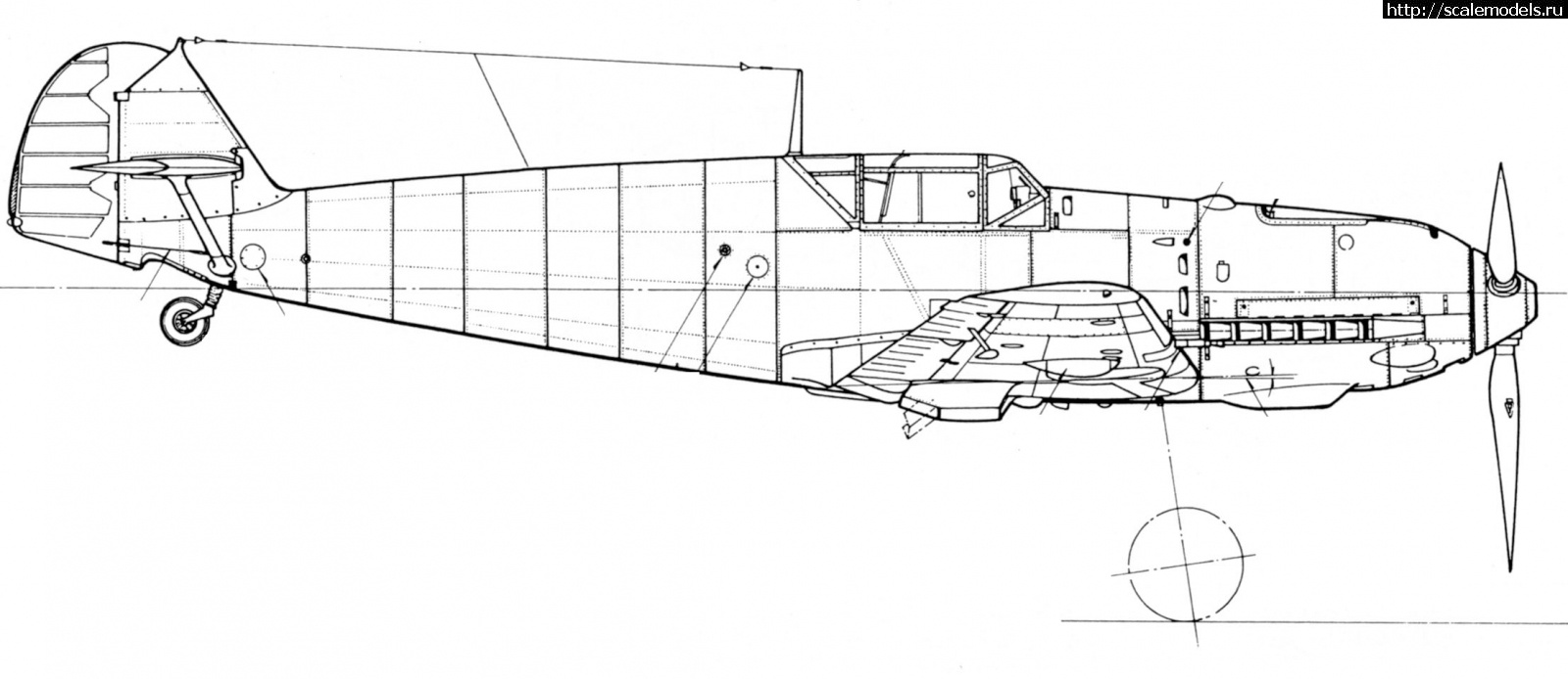 1649273359_Me109E---Right.jpg : #1734688/ Cyber hobby 1/32 messerschmitt Bf-109E-3 .  