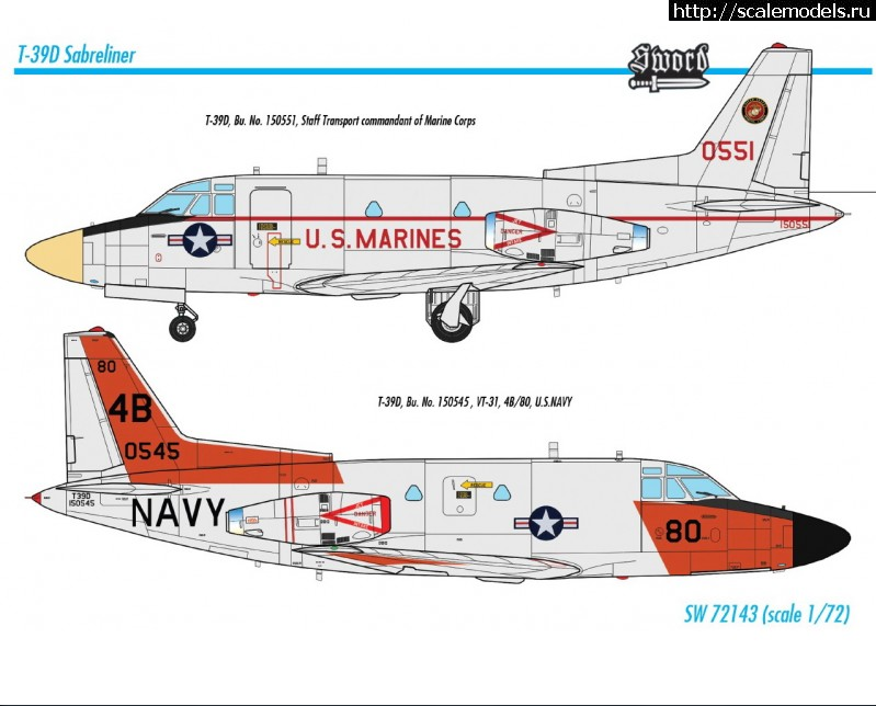 1649351258_Image-3.png :  Sword 1/72 Rockwell -39 Sabreliner  