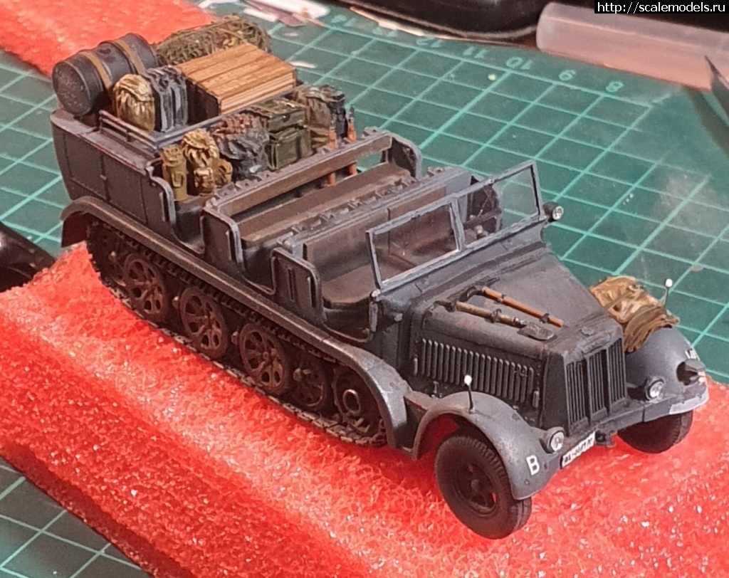 1650315884_20220418_233943.jpg : #1736030/ 1/72 Sd.Kfz.7 Orange Hobby+Flak18(+Hasegava)  