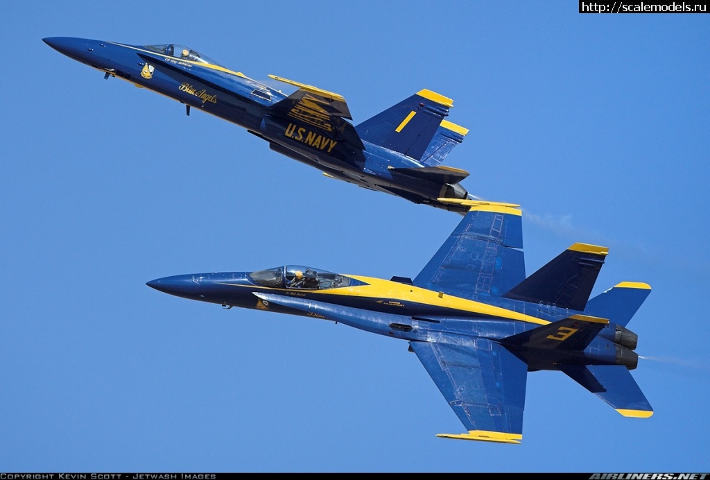 1655369191_1684405.jpg : #1743051/ Kinetic 1/48 F-18 Blue Angels(#15725) -   