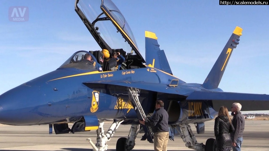 1655371508_maxresdefault.jpg : #1743051/ Kinetic 1/48 F-18 Blue Angels(#15725) -   