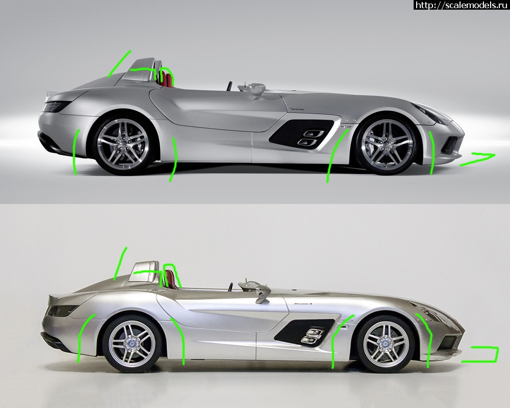 1656252590_01a4a.jpg : #1744355/ Mercedes-Benz SLR McLaren Stirling Moss (Rastar 1:12)  