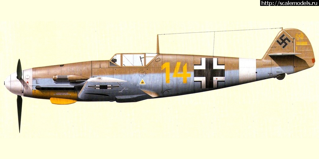 1661710477_Messerschmitt-Bf-109F4Trop-3-JG27-Yellow-14-Hans-Joachim-Marseille-WNr-10137-Africa-21st-June-1942-0A.jpg : Messerschmitt Bf 109F-4/Z Trop 1/48 ""  