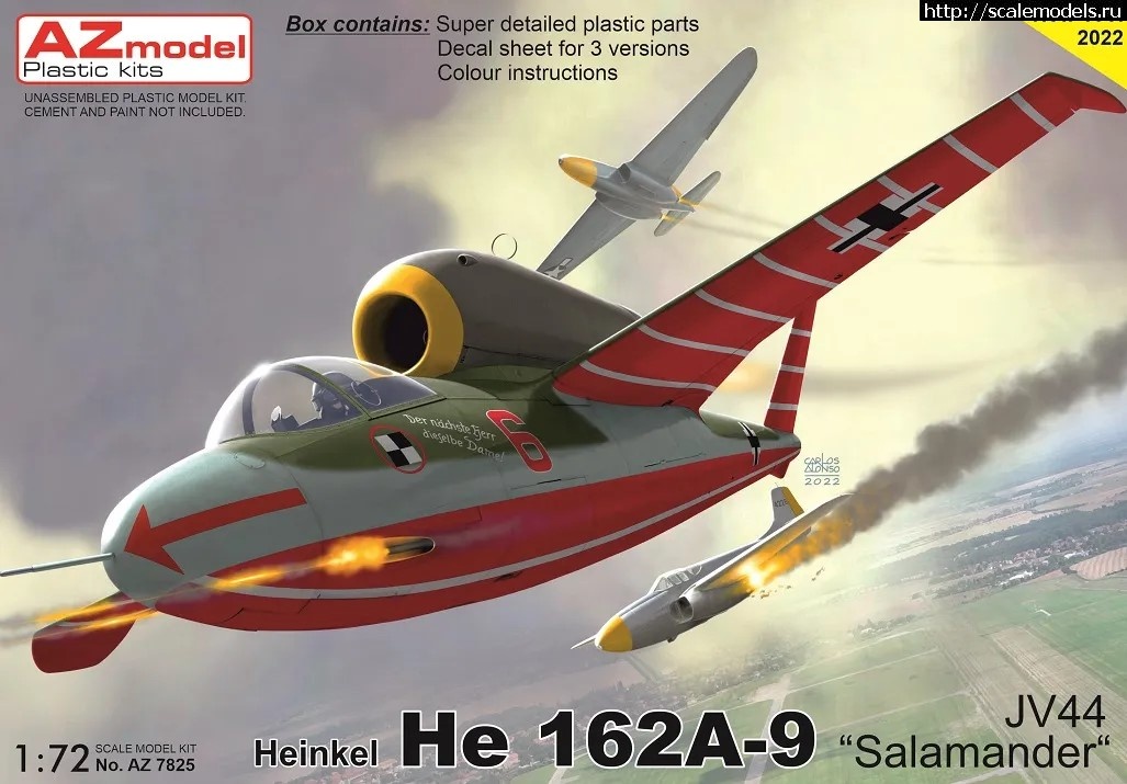 1665345224_AZMO78025_L.JPG :  AZ Model 1/72 Heinkel-162 Salamander  