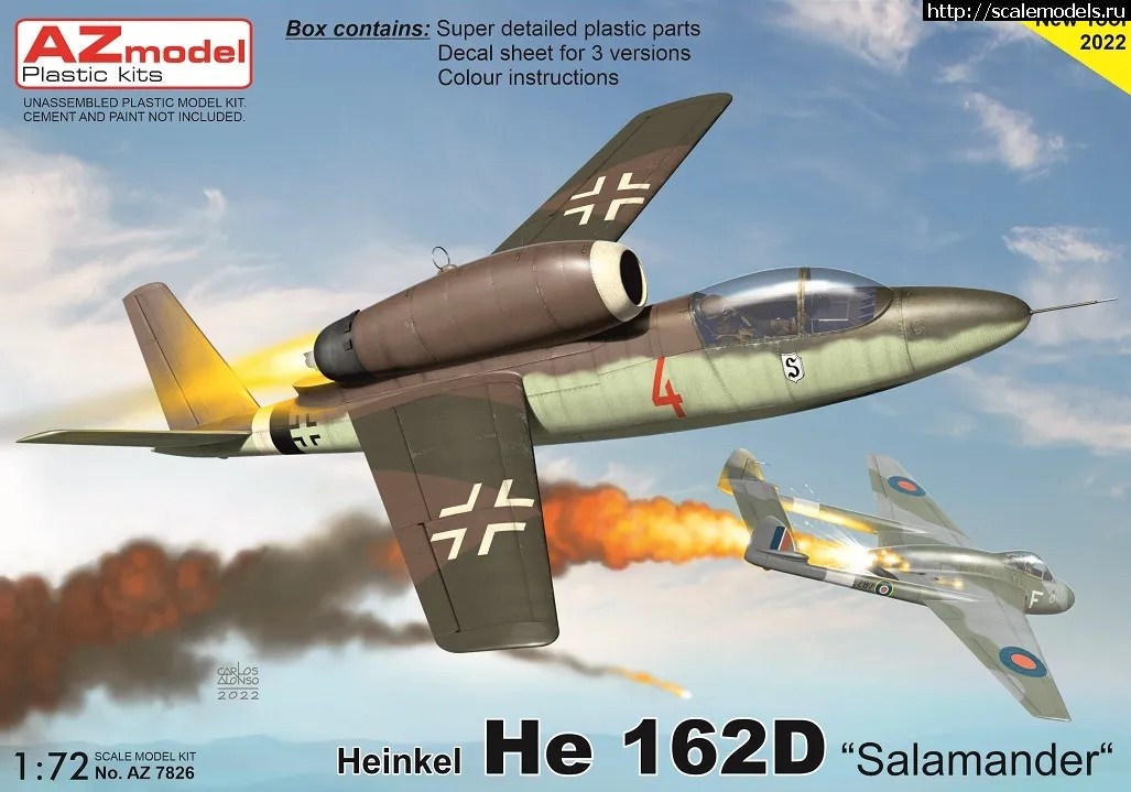 1665345224_AZMO78026_L.JPG :  AZ Model 1/72 Heinkel-162 Salamander  