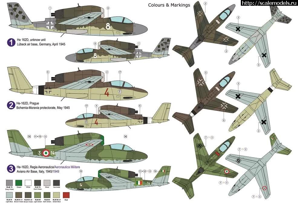 1665345226_AZ7826_kamo.jpg :  AZ Model 1/72 Heinkel-162 Salamander  