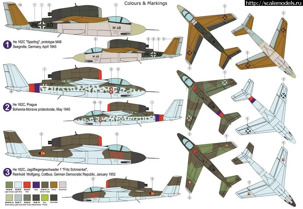 1665345226_AZ7827_kamo.jpg :  AZ Model 1/72 Heinkel-162 Salamander  