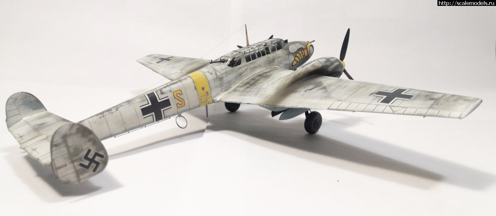 1666358248_InShot_20221021_175655423.jpg : #1758132/ Bf-110 c-6 Eduard 1/72 .  