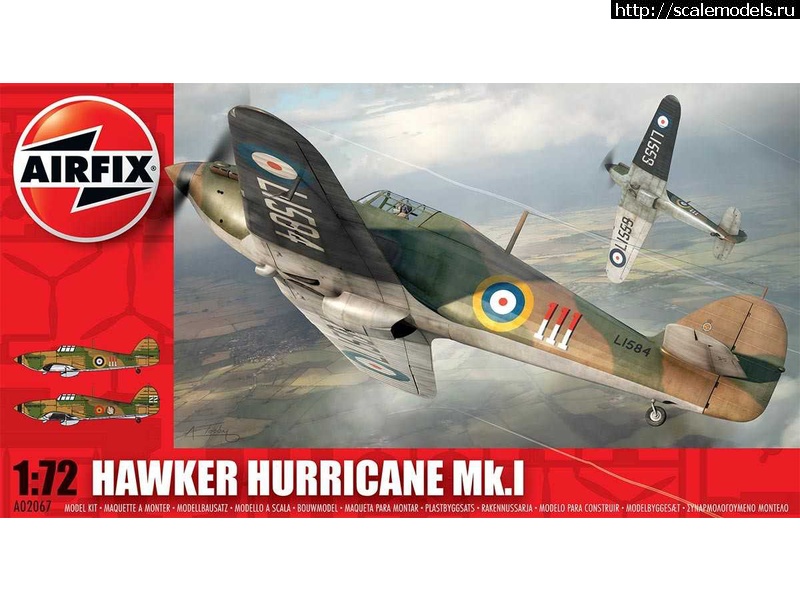 1667681997_AF-A02067.jpg :  Airfix Hurricane Mk.1  