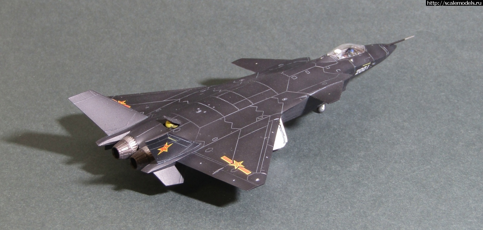 1668220324_10.JPG : Trumpeter 1/144 Chengdu J-20 Mighty Dragon  