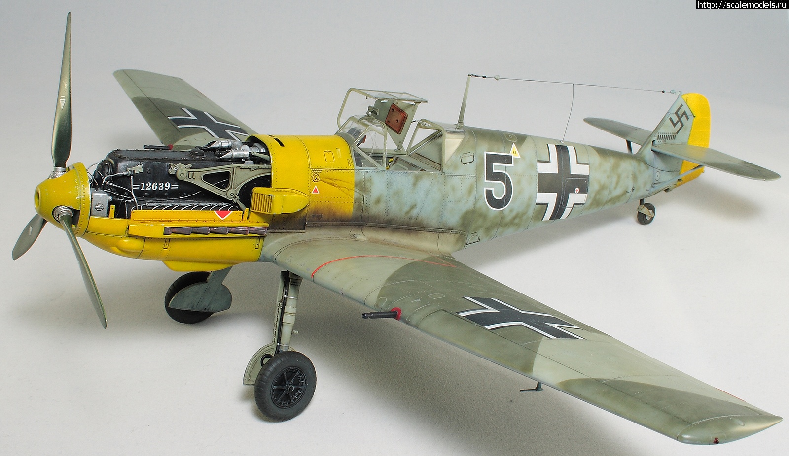 1668532017_IMG_0835.JPG : #1760904/ Cyber hobby 1/32 messerschmitt Bf-109E-3 .  