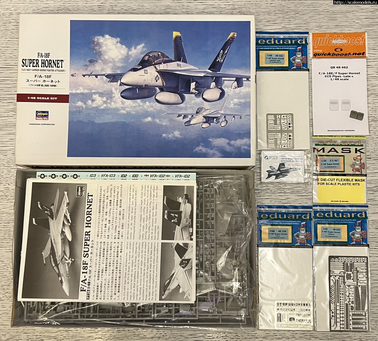 1668787193_DB2D7C5B-76C5-4474-8865-7059910630E0.jpeg : F/A-18F Super Hornet 1/48 Hasegawa + .  