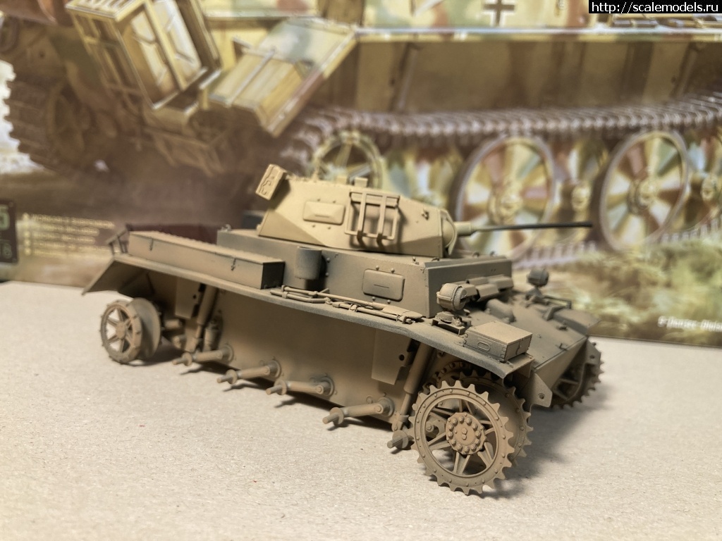 1670091027_IMG_8641.JPG : #1763517/ Pz.Kpfw II Ausf. L Luchs 1/35 Border Model BT-018  