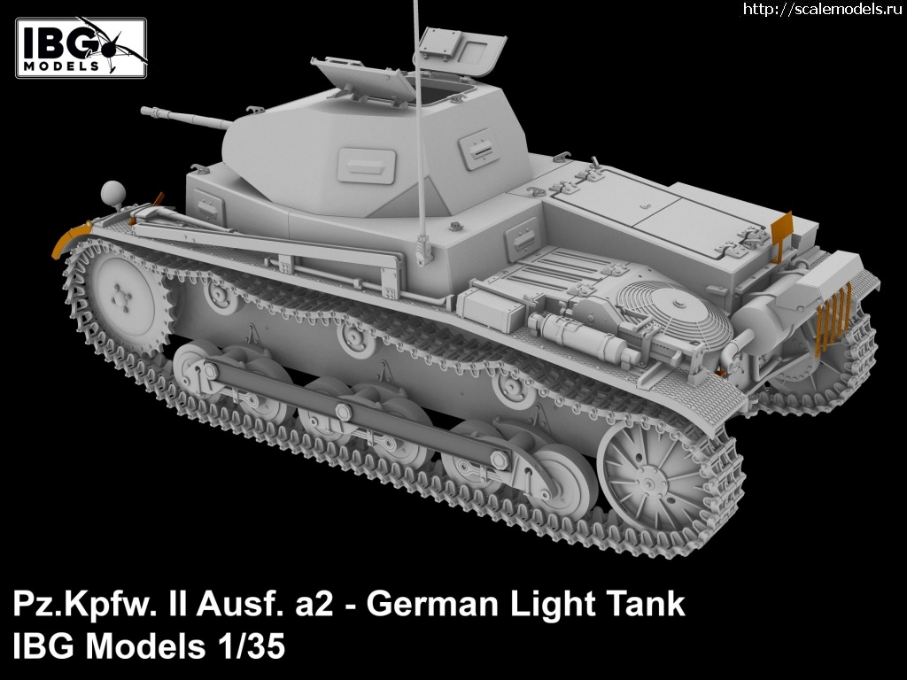 1671634420_50348_a2-03.jpg :  IBG 1/35 35076 Pz.Kpfw. II Ausf. a2 - German Light Tank  