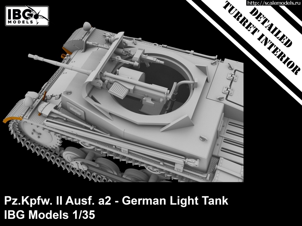 1671634425_50348_a2-13.jpg :  IBG 1/35 35076 Pz.Kpfw. II Ausf. a2 - German Light Tank  