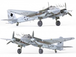 Hasegawa 1/72 Junkers Ju88G-6 FuG220 Lichtenstein Sn-2d