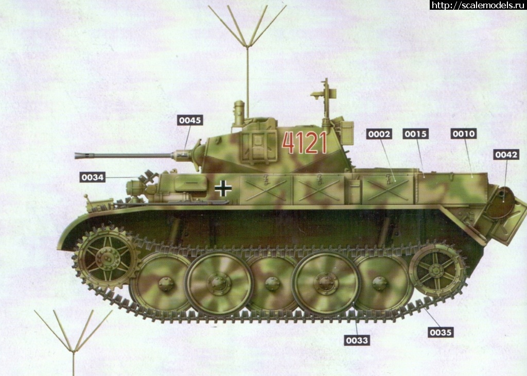 1677946762_border-pzii-decal-numbers.jpg : #1777083/ Pz.Kpfw II Ausf. L Luchs 1/35 Border Model BT-018  