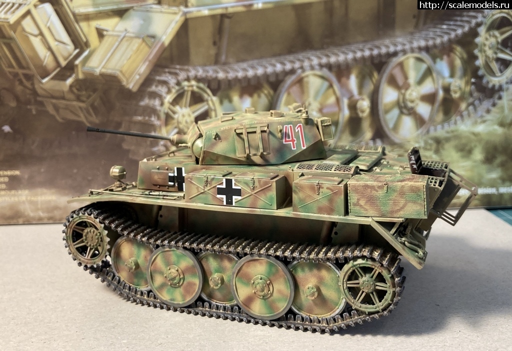 Просмотр картинки 1677946764 IMG 8876 1777083 Pz Kpfw II Ausf L Luchs 1 35 Border