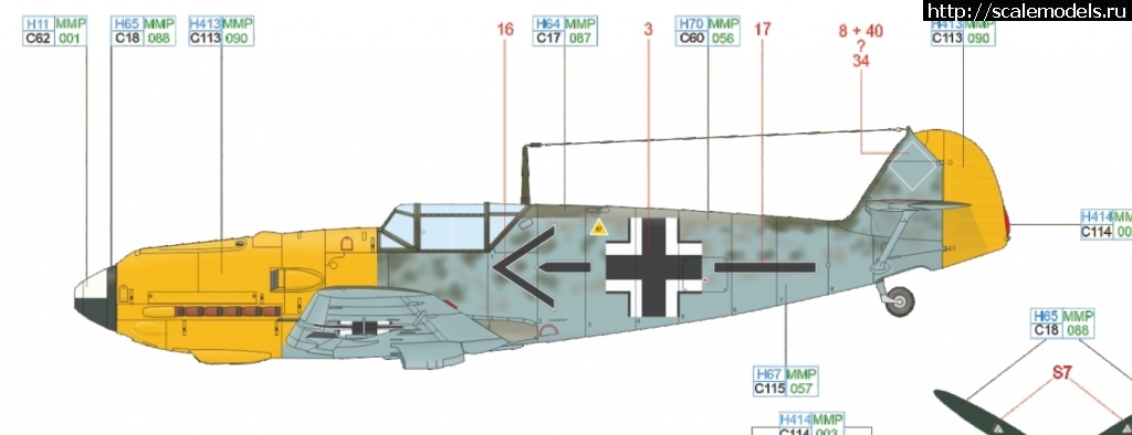 1681816678_77.jpg : #1783425/  1/72 Messershmitt BF-109E3 ...(#16221) -   